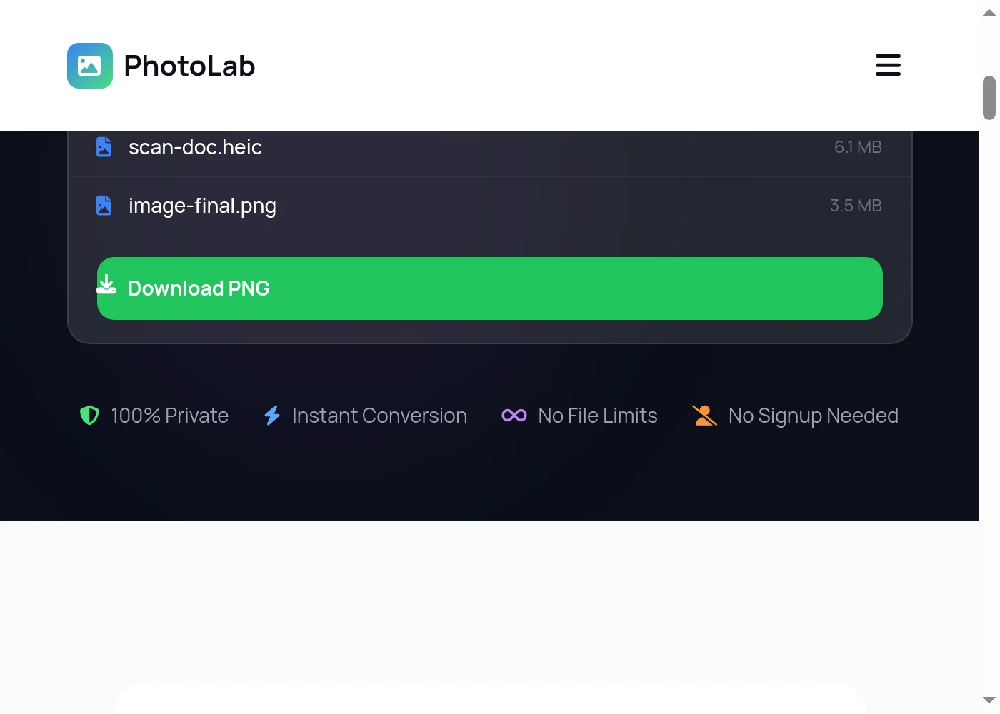 Step-by-step HEIC to PNG conversion guide - Step 1