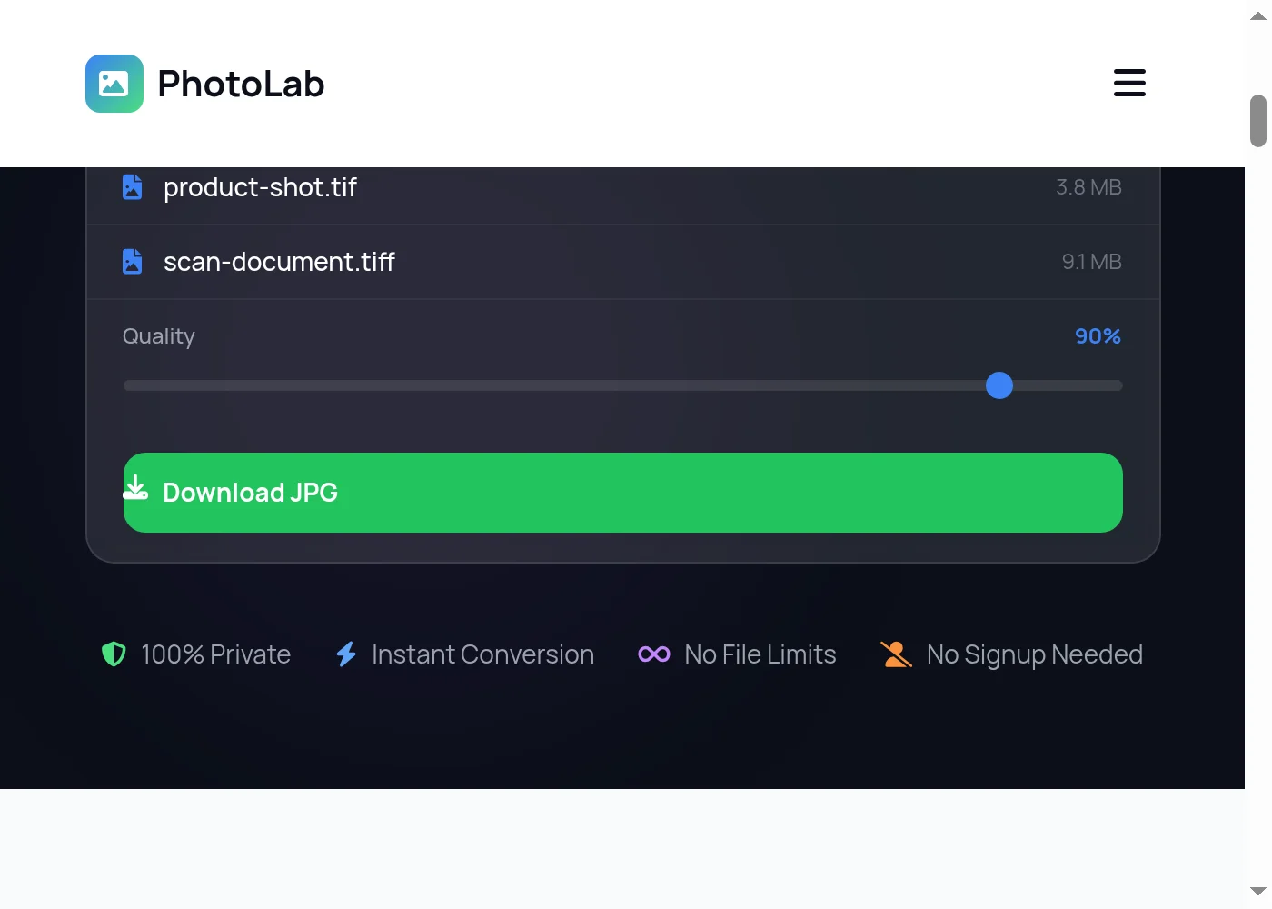 Step-by-step TIFF to JPG conversion guide - Step 3