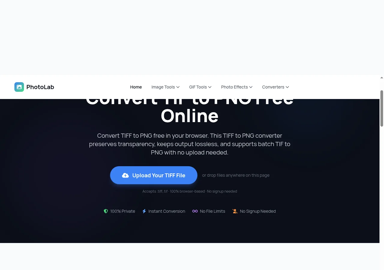 Step-by-step TIFF to PNG conversion guide - Step 2